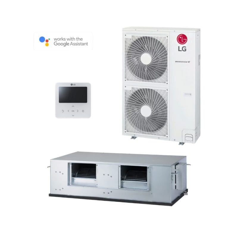 LG UHS125SET 12.50kW High Static Inverter Ducted Air Conditioner System