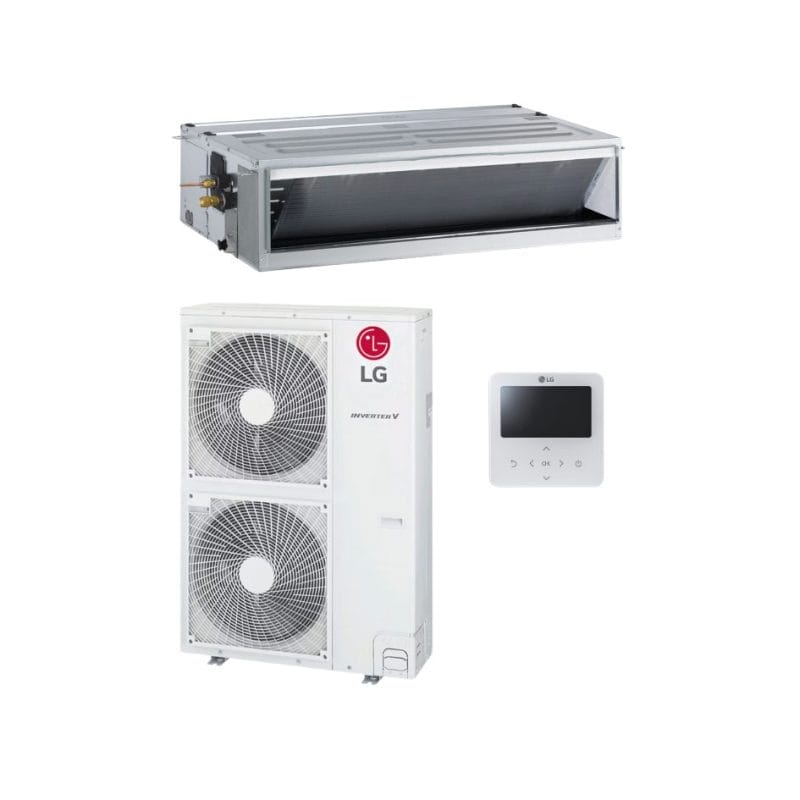 LG UMS125SET 12.3 kW Slim Ducted Mid Static Air Conditioner System
