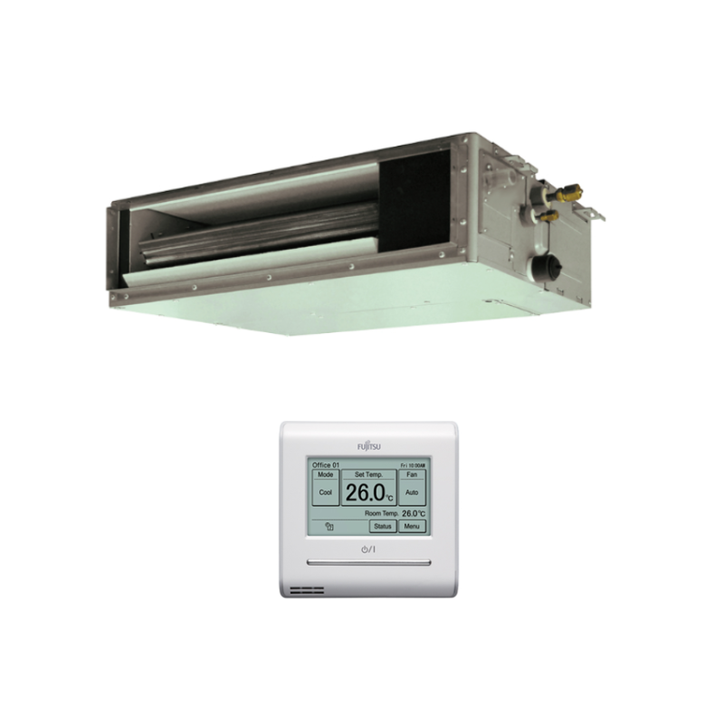 FUJITSU ARTH09KSLAP 2.5kW Multi System Mini Duct Air Conditioner Indoor Only-indoor-controller