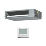 FUJITSU ARTH18KMTAP 5.0kW Multi System Ducted Mid Static Slimline Air Conditioner Indoor Only-with-controller-