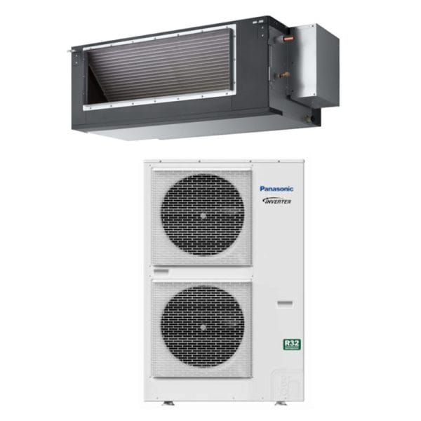 Panasonic 18.0kW S-180PE4R / U-180PZH3R8 Inverter NX Series Deluxe High Static Ducted Air Conditioner 3 Phase