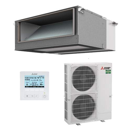 Mitsubishi Electric PEA-M250LAA.TH / PUZ-ZM250YKA-A.TH 24.5kW High Static Ducted Air Conditioner 3 Phase