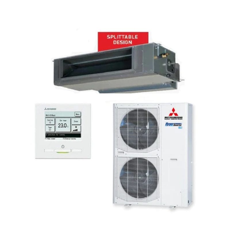 Mitsubishi Heavy Industries FDUA160AVNXWVH 16.0kW High Static Ducted System - 1 Phase