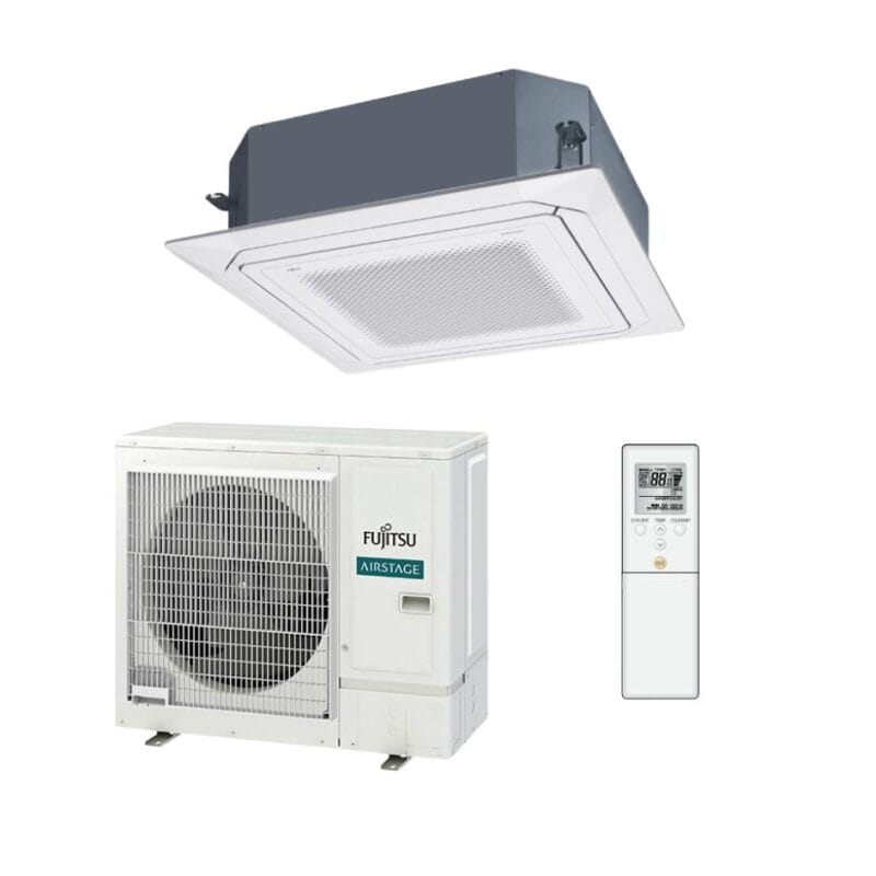 Fujitsu SET-AUTH30KRTA-YC 8.5kW Circular Flow Cassette Inverter Air Conditioner Single Phase | R32