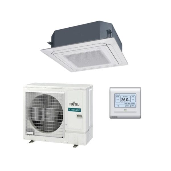 Fujitsu SET-AUTH36KRTA-T5 10.0kW Circular Flow Cassette Inverter Air Conditioner Single Phase | R32