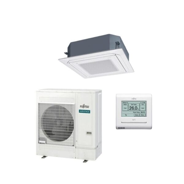 Fujitsu SET-AUTH54KRTA-3PH-T5 13.0kW Circular Flow Cassette Inverter Air Conditioner 3 Phase | R32
