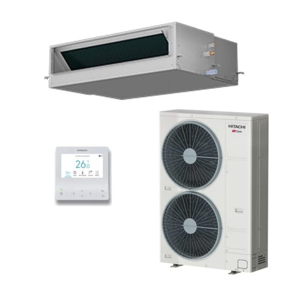 Hitachi PPIH-6.5UFA1NQ | PAS-6.5UFASNQ1 16.0kW airCore700 High Static Ducted System Air Conditioner