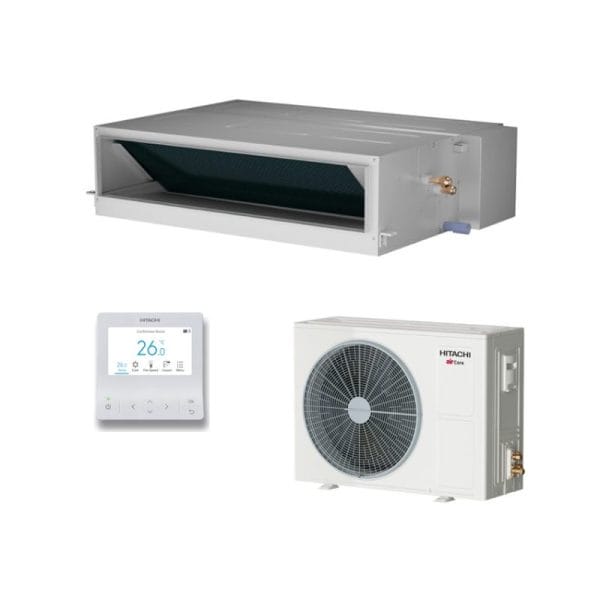 Hitachi PPIM-3.0UFA1NQ - PAS-3.0UFASNQ1 7.2kW airCore700 Mid Static Ducted System Air Conditioner-outdoor