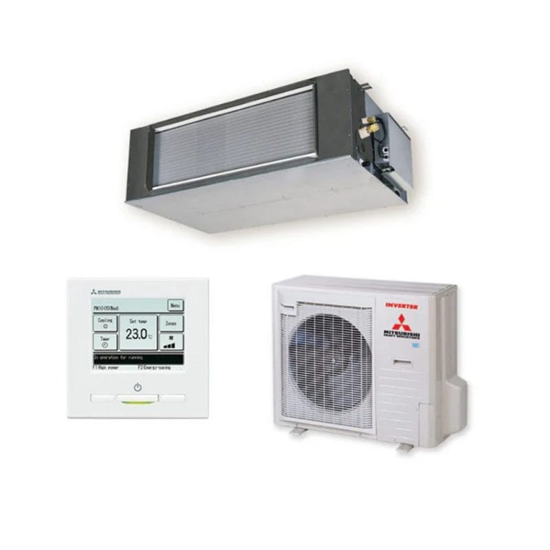 Mitsubishi Heavy Industries FDUA100AVNPWVH 10.0kW High Static Ducted System - 1 Phase