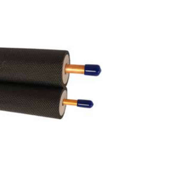 INSULATED PAIRED COPPER PIPE 9.5 x 22.20mm (3-8 x 7-8) 20 Meters length heavy duty 20m