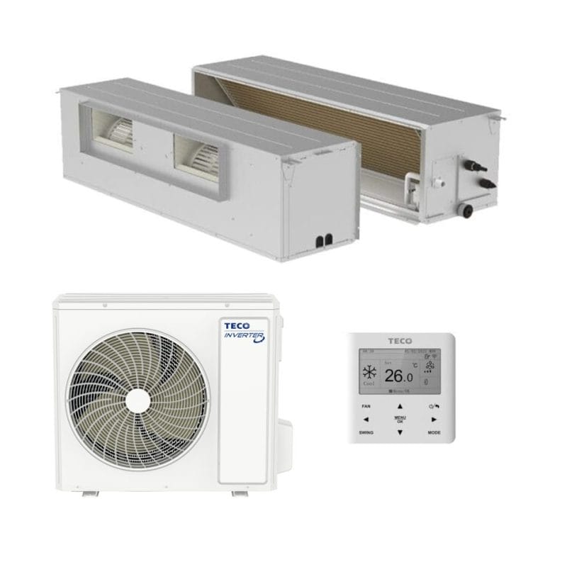 TECO TDS-TSO125HVSWDG 12.5kW High Static Ducted Air Conditioner System