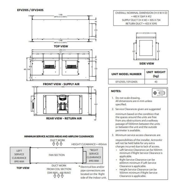 EFV210S-EFV240S