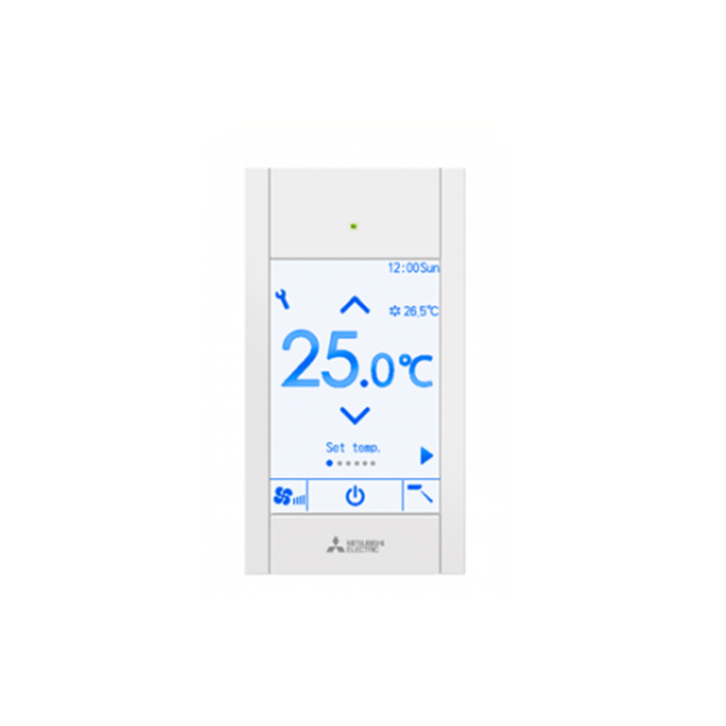 MITSUBISHI ELECTRIC PAR-CT01MAA-S Simple Touch Screen Wired Controller (White)