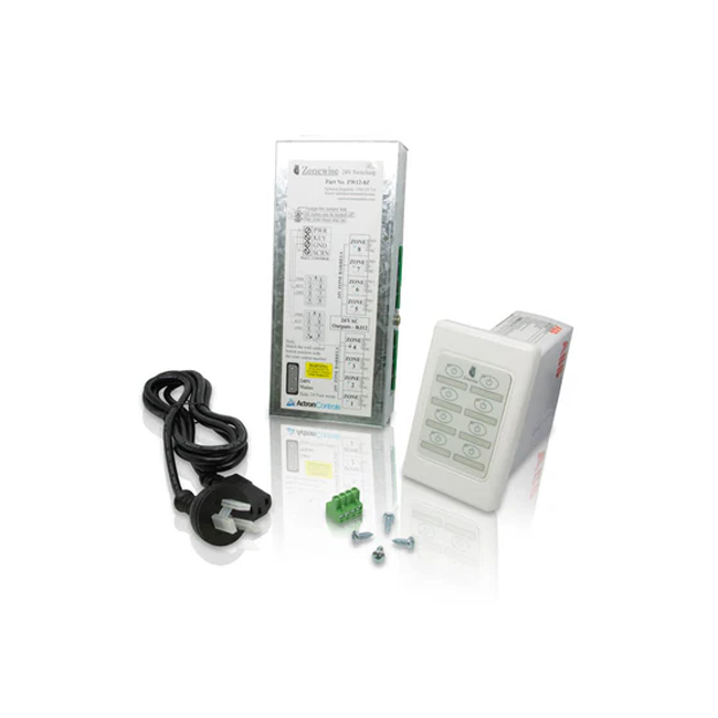 ActronAir ZW8-24V-RJ45-K Actron Controls Zone Wise 8 Zone 24V RJ45 Plug Control Kit