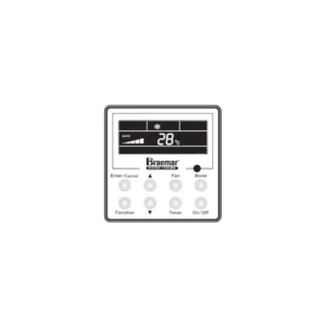 Braemar XK60 Secondary Wired Wall Controller for KDHV series
